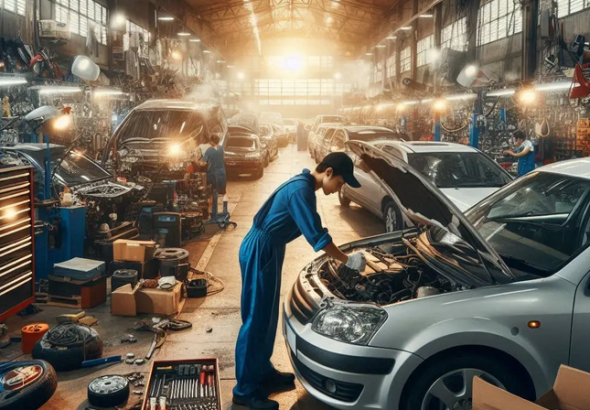 motorcycle repair shop