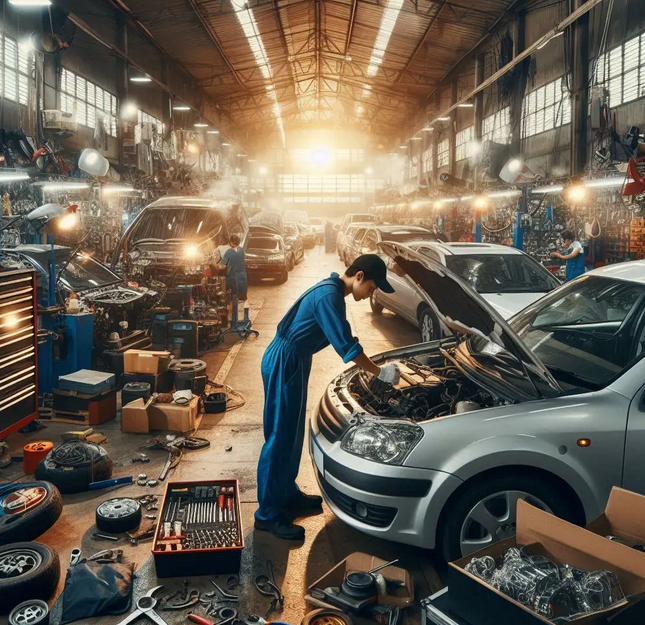 motorcycle repair shop